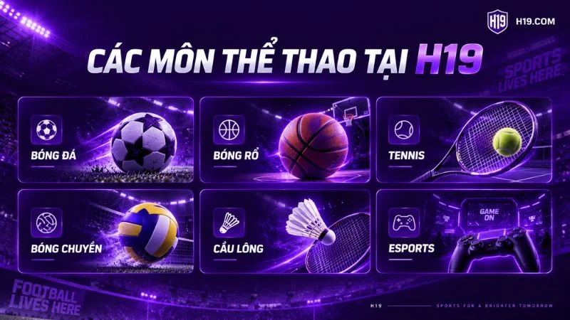 Thể Thao H19 – Cá Cược Thể Thao & Tỷ Lệ Kèo H19