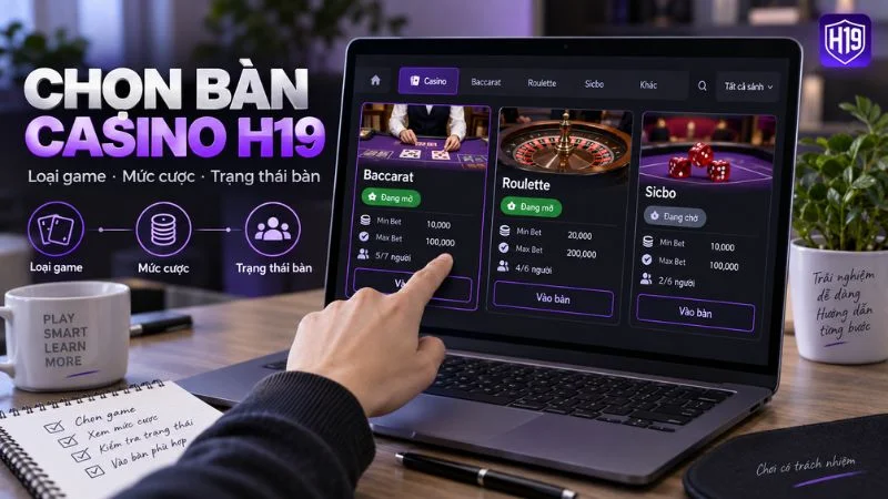 Casino H19 – Sảnh Casino Trực Tuyến & Live Casino