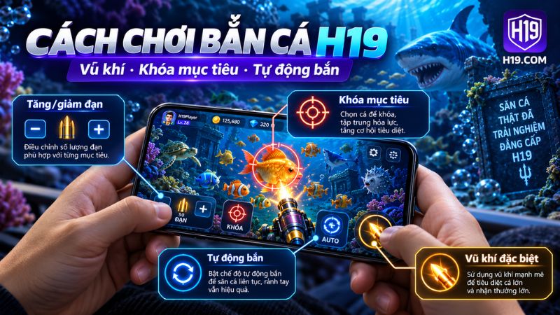 Bắn Cá H19 – Sảnh Game Săn Cá Trực Tuyến Đa Dạng