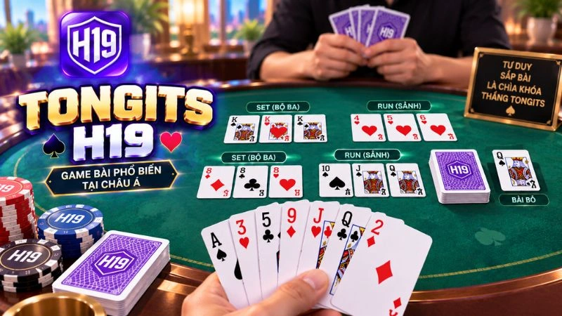 Tongits H19 – Luật Chơi & Cách Xếp Bà